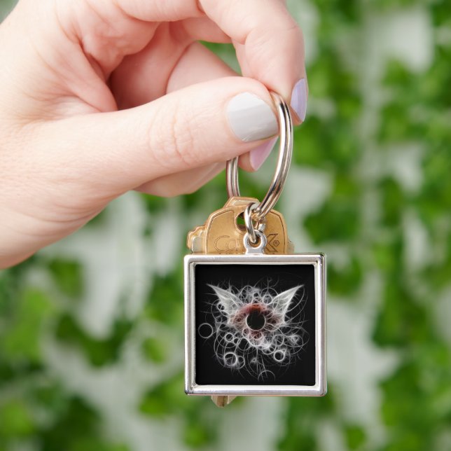 Winged Eye Abstract Keychain (Hand)