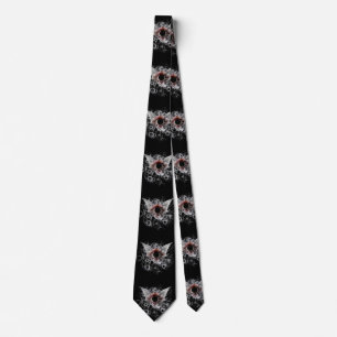 Winged Eye Abstract Tie