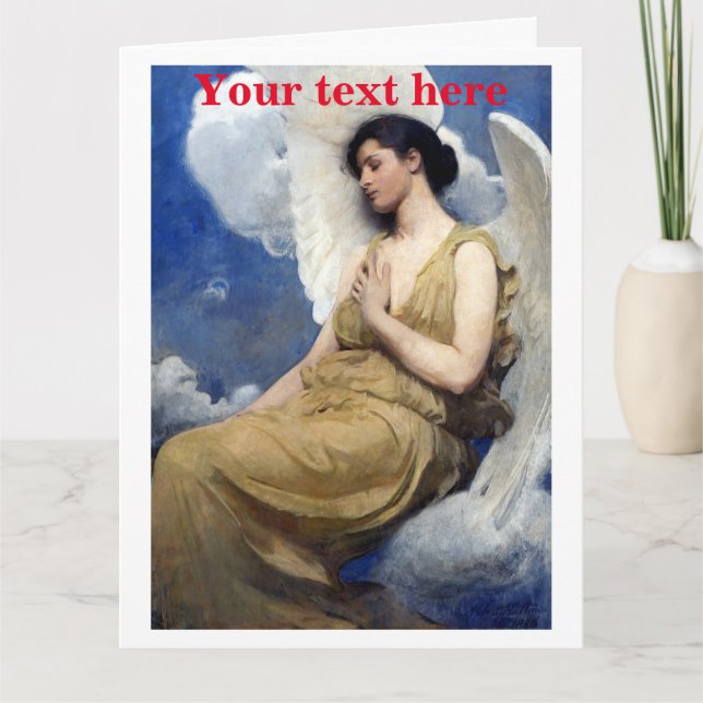 Winged Figure Card (Front)