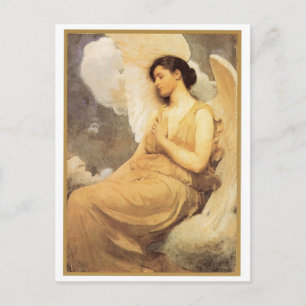 Winged Figure Postcard