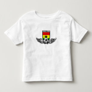 Winged Ghana soccer football emblem Toddler T-shirt