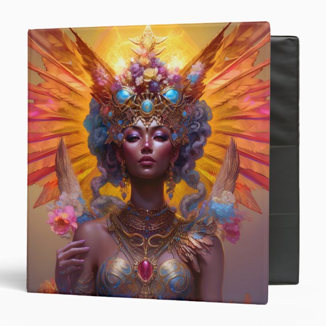 Winged Goddess Fantasy Art Binder (Front/Inside)