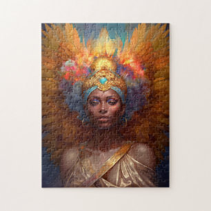Winged Goddess Fantasy Art Jigsaw Puzzle