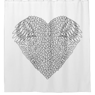 Winged Heart Doodle