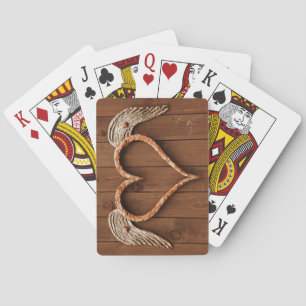 Winged Heart Playing Cards