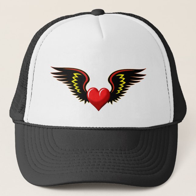 Winged Heart Trucker Hat (Front)