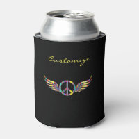 Winged Hippie Peace Symbol Thunder_Cove