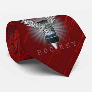 Winged Hockey Personalized tie