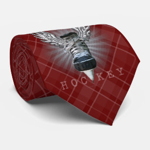 Winged Hockey Personalized tie
