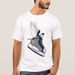Winged Hockey Skate tee