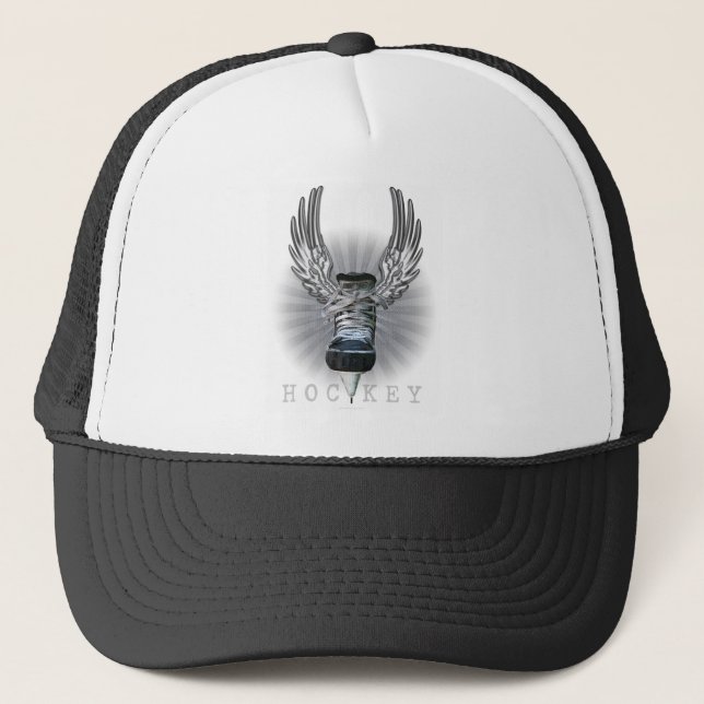 Winged Hockey Trucker Hat (Front)