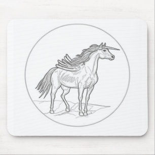 Winged Horse 🐴  Mouse Pad