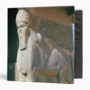 Winged human-headed bull, Neo-Assyrian Period Binder