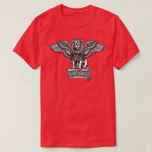 Winged Lion T-Shirt (Design Front)