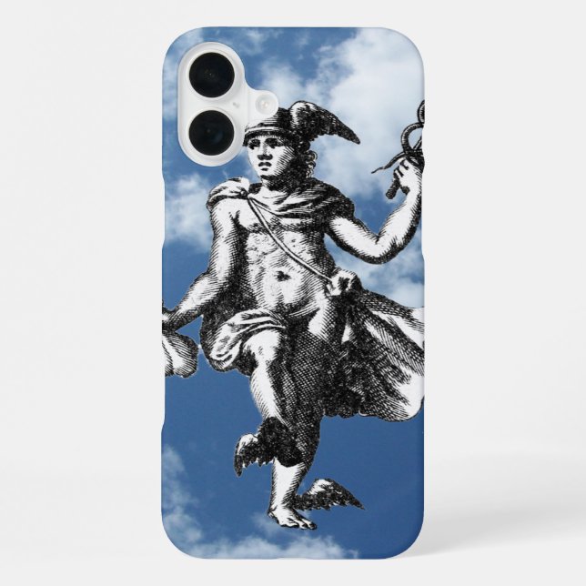 Winged Mercury in the Clouds iPhone Case (Back)