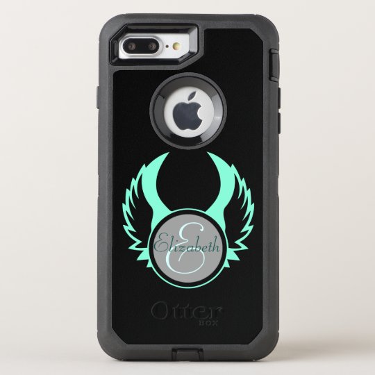 Winged Monogram OtterBox Defender iPhone 8 Plus/7 Plus Case