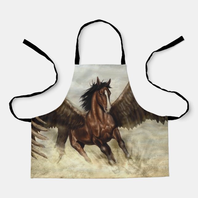 Winged Pegasus   Apron (Front)