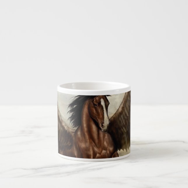 Winged Pegasus   Espresso Cup (Front)