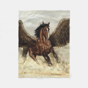 Winged Pegasus Fleece Blanket
