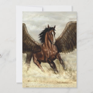Winged Pegasus Invitation