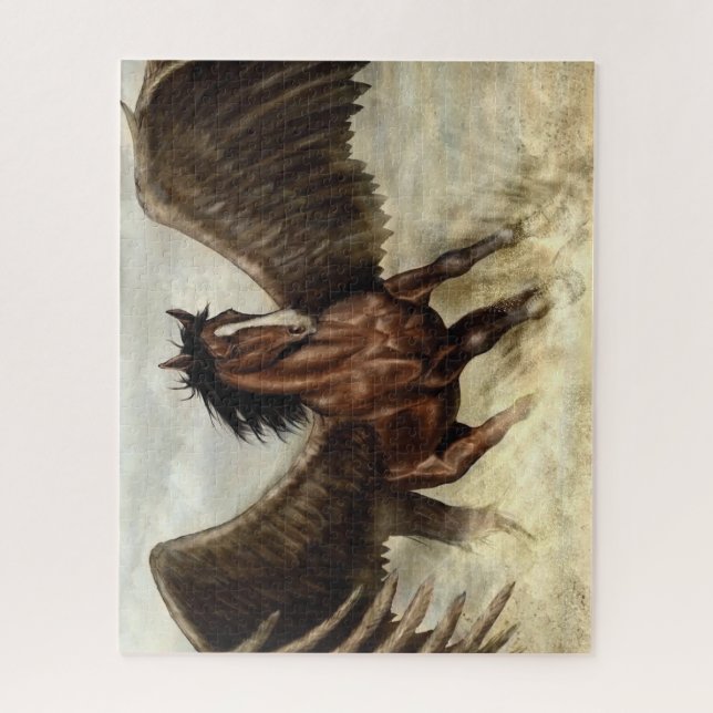 Winged Pegasus  Jigsaw Puzzle (Vertical)