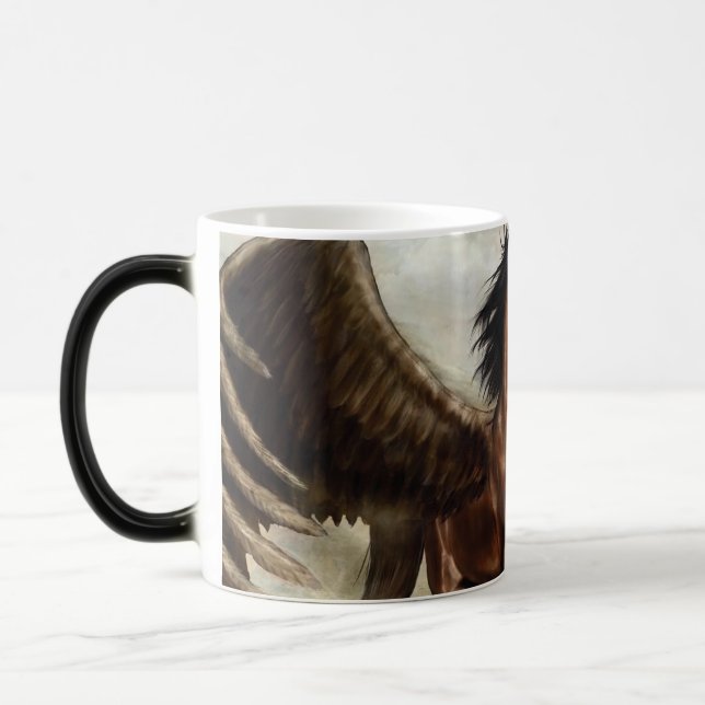 Winged Pegasus   Magic Mug (Left)