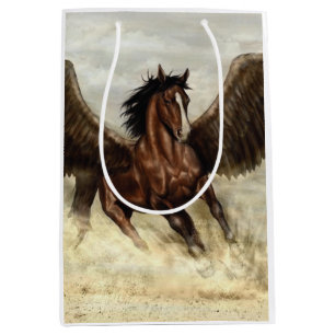 Winged Pegasus   Medium Gift Bag