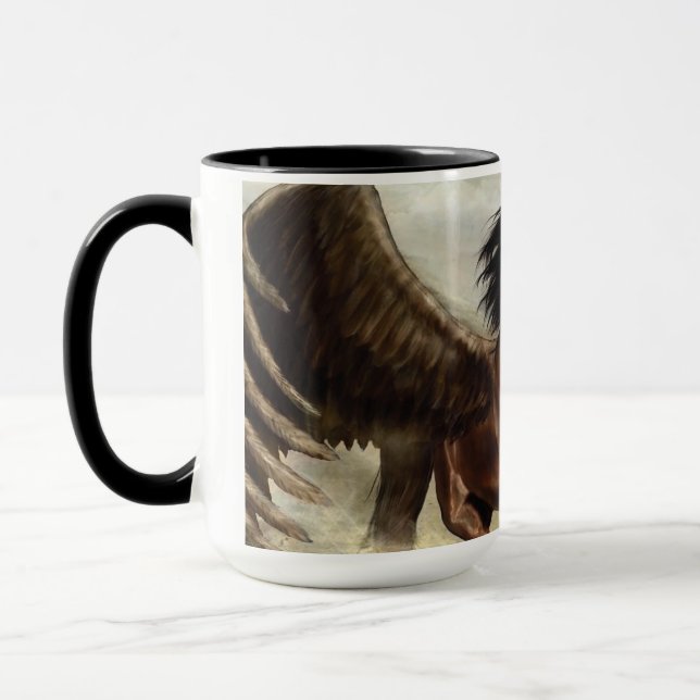 Winged Pegasus  Mug (Left)
