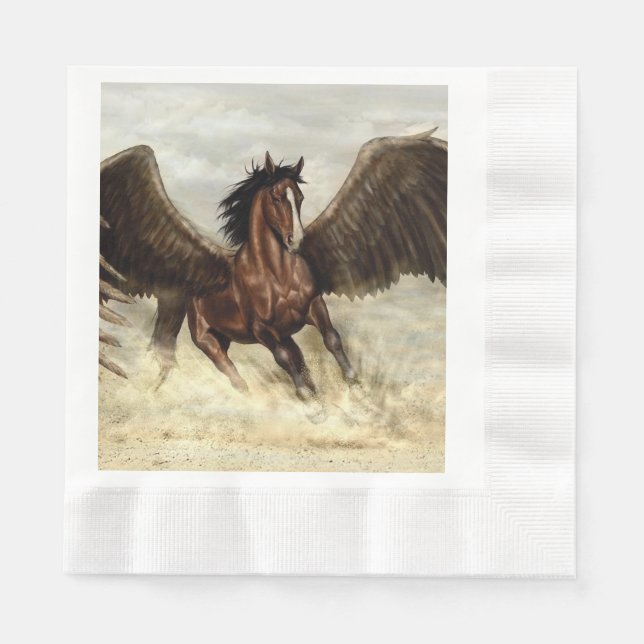 Winged Pegasus  Napkin (Front)