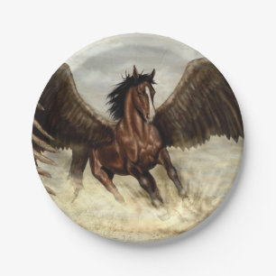 Winged Pegasus   Paper Plate