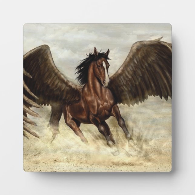 Winged Pegasus   Plaque (Front)