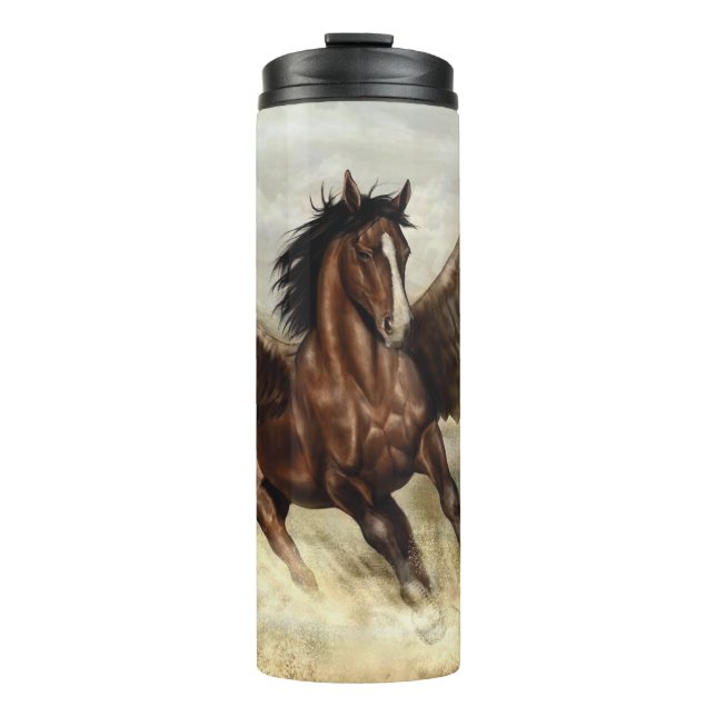 Winged Pegasus   Thermal Tumbler (Front)