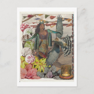 winged postcard