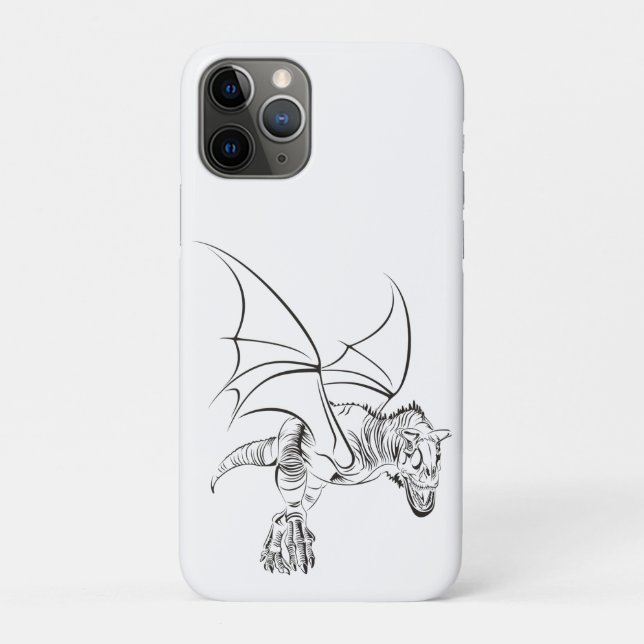 Winged Raptor / Tribal Case-Mate iPhone Case (Back)