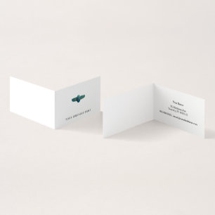 winged scarab business card