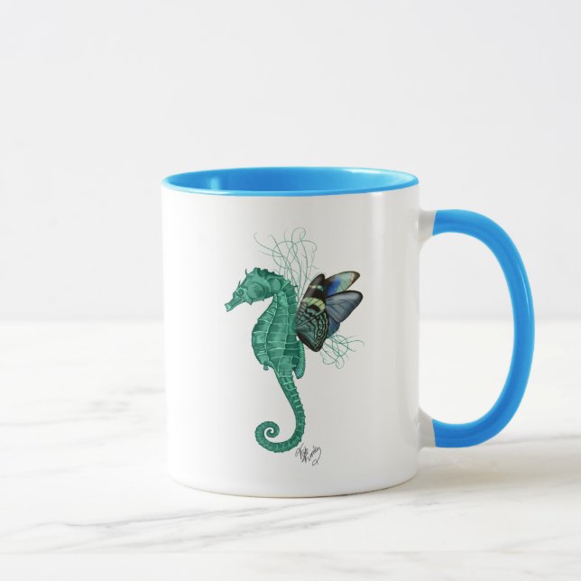 Winged Seahorse Mug (Right)