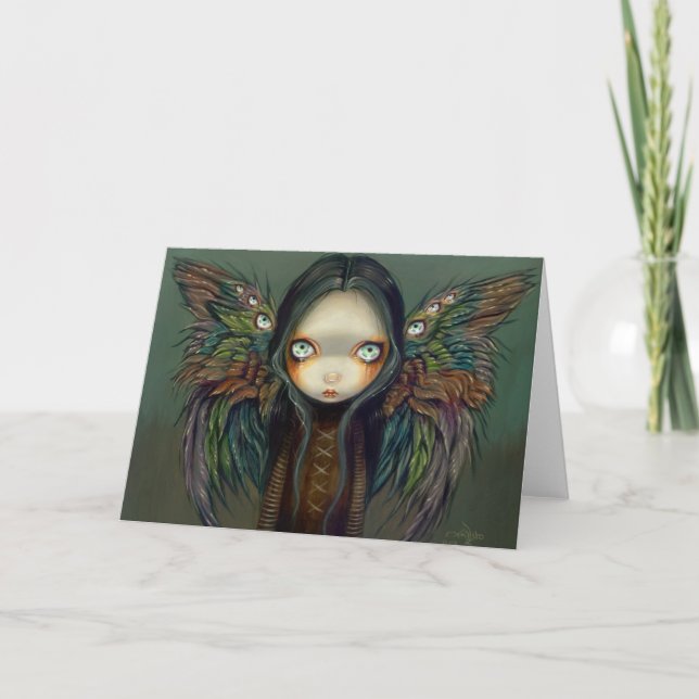 "Winged Seer" Greeting Card (Front)