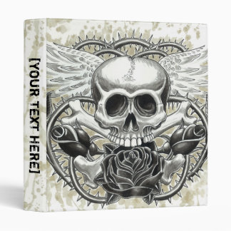 Winged Skull Binder Template