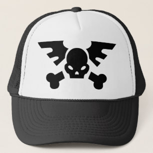 Winged Skull Trucker Hat