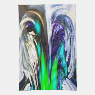 Winged spirit of nature kitchen towel