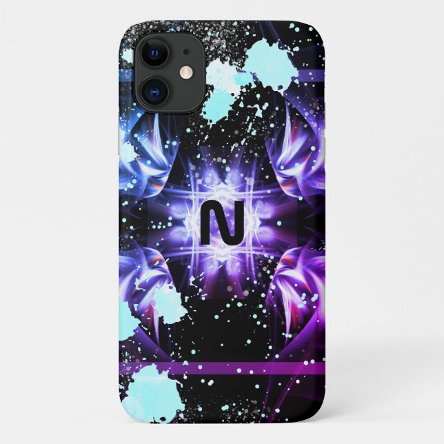 Winged Star Dust Monogram Case (Back)