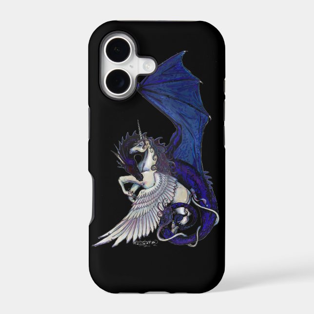 WINGED unicorn and Dragon (Back)