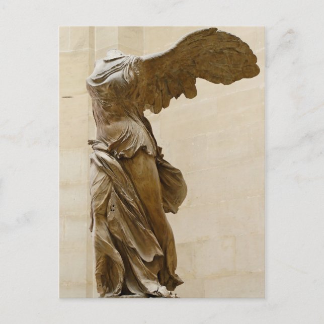 Winged Victory of Samothrace Postcard (Front)