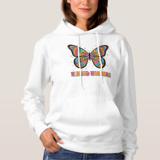 “Winged Wonders” Butterfly Hoodie