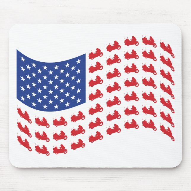 winger-flag-wave mouse pad (Front)