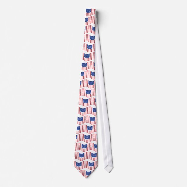 winger-flag-wave tie (Front)