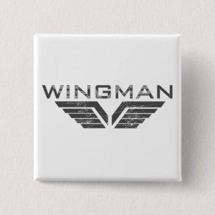 Wingman 2 Inch Square Button