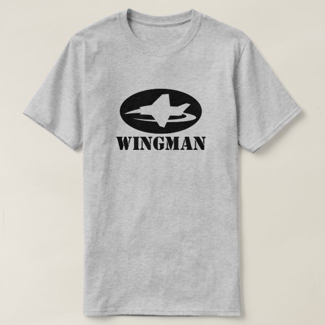 Wingman t shirt for the best man groom at wedding (Design Front)