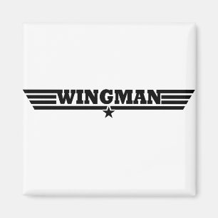 Wingman Wings Logo Magnet