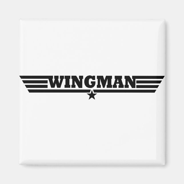 Wingman Wings Logo Magnet (Front)